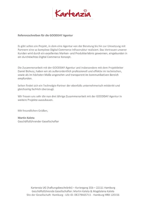 List referencyjny od Kartenzia, strona 1